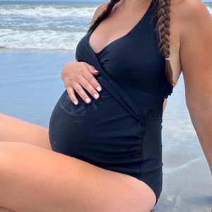 Maternity one piece swim